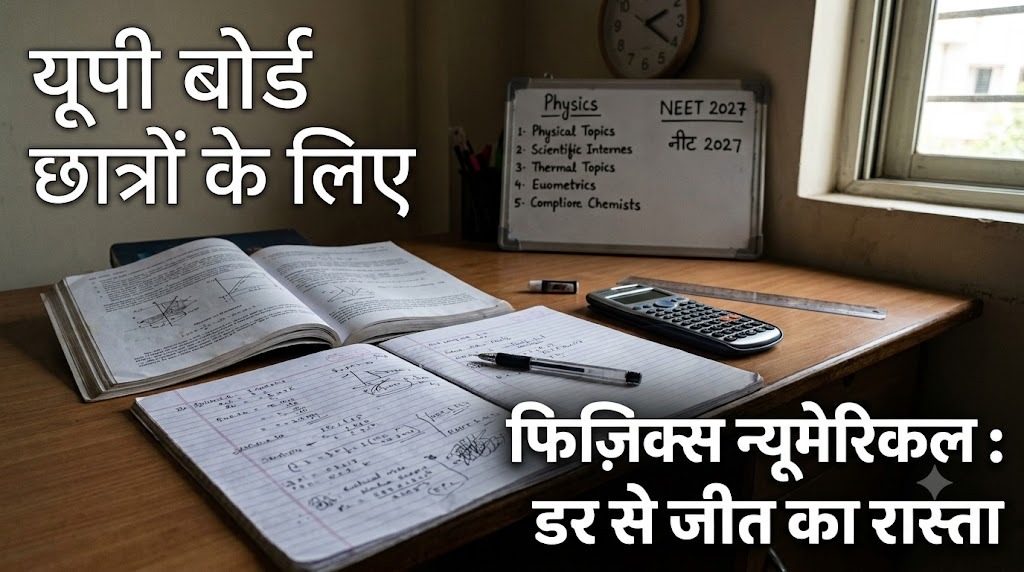 NEET 2027, कमज़ोर छात्रों के लिए फिज़िक्स के न्यूमेरिकल हल करने का आसान तरीका