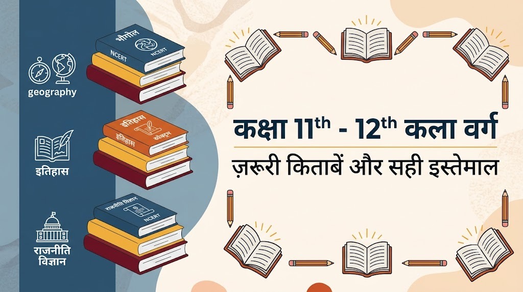 MP Board Arts कक्षा 11th और 12th के लिए ज़रूरी किताबें