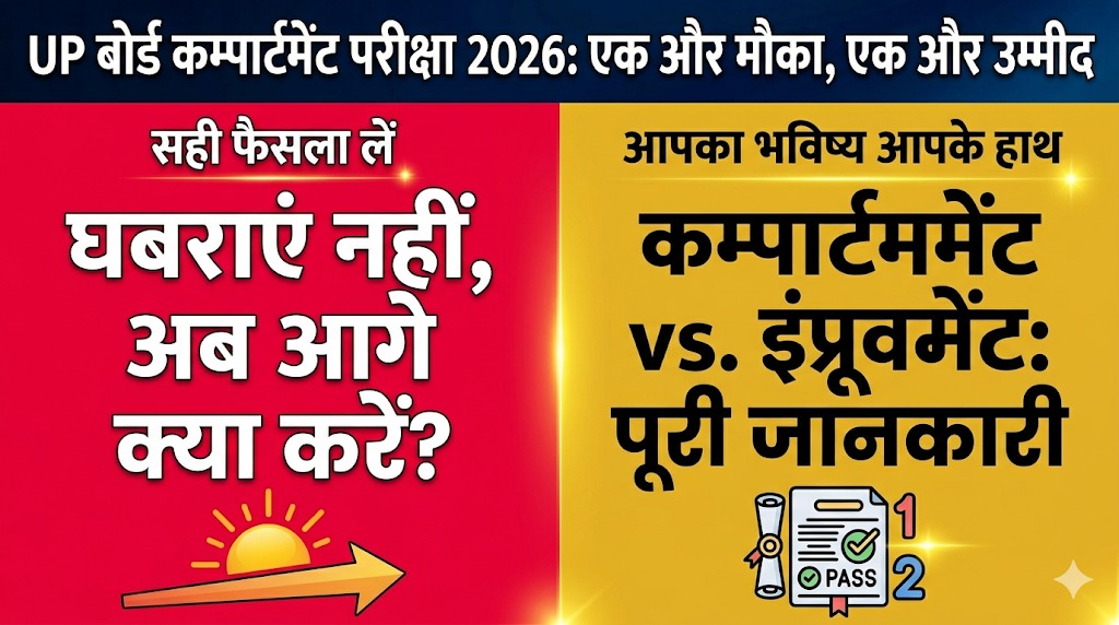 UP Board कम्पार्टमेंट एग्ज़ाम 2026: एक और मौका, एक और उम्मीद