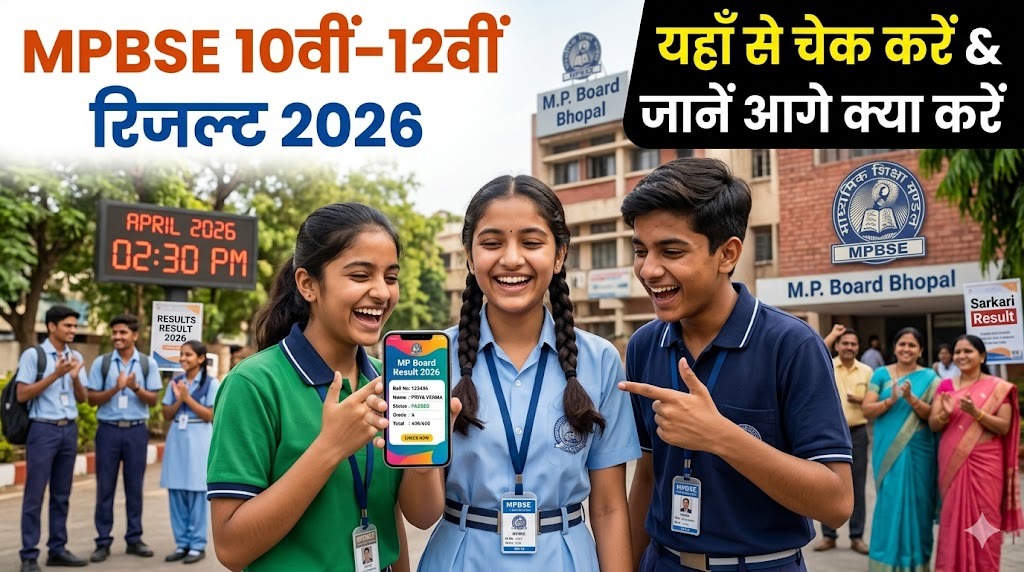 MP Board 10th- 12th Result 2026: अप्रैल–मई में आएगा रिजल्ट यहाँ से चेक करें और जानें आगे क्या करना है