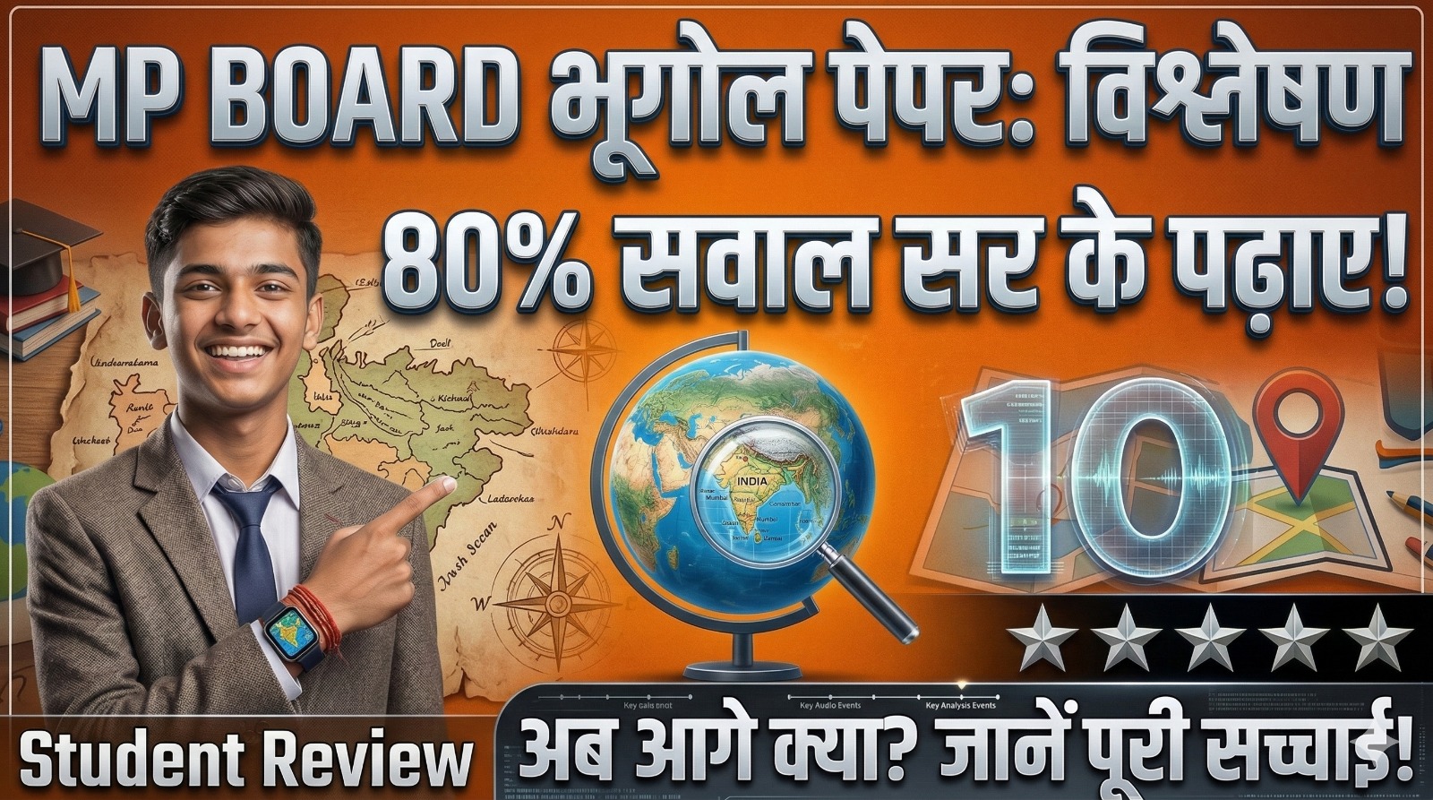 MP Board Geography Result