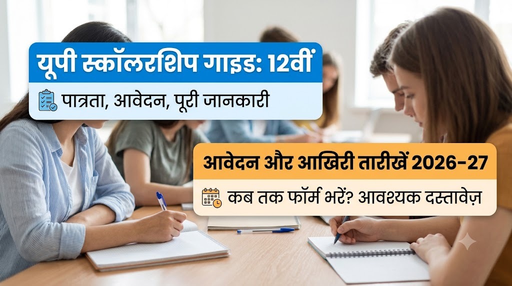 UP Board 12वीं के छात्रों के लिए राज्य सरकार की स्कॉलरशिप कौन कौन सी हैं