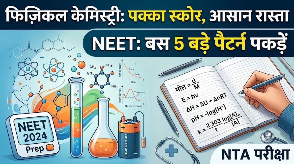 फिज़िकल केमिस्ट्री, NEET के लिए फॉर्मूला और न्यूमेरिकल का पूरा गेम प्लान
