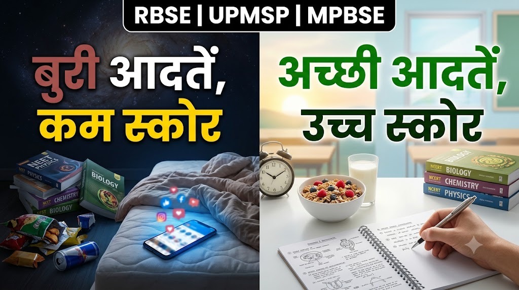 नींद, खाना और स्क्रीन की आदतें जो चुपचाप आपका NEET स्कोर बढ़ाती हैं