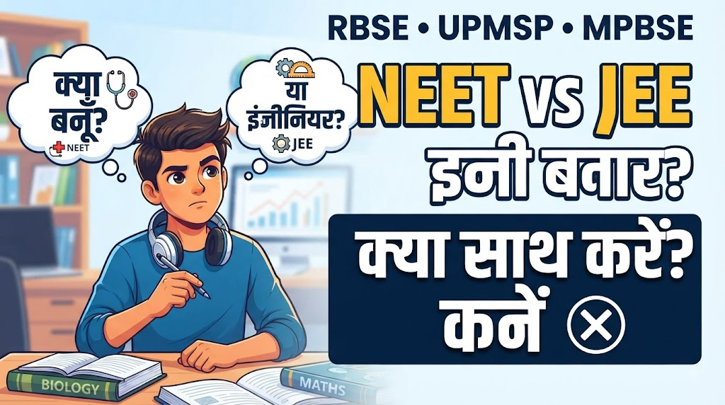 NEET बनाम JEE, क्या दोनों की तैयारी साथ हो सकती है और क्या करनी चाहिए