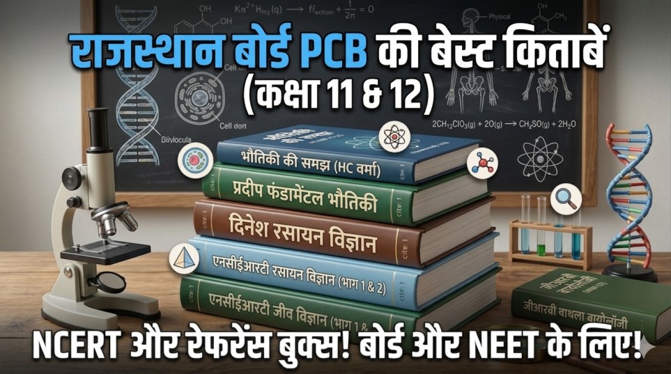 Rajasthan Board PCB कक्षा 11th और 12th के लिए ज़रूरी किताबें