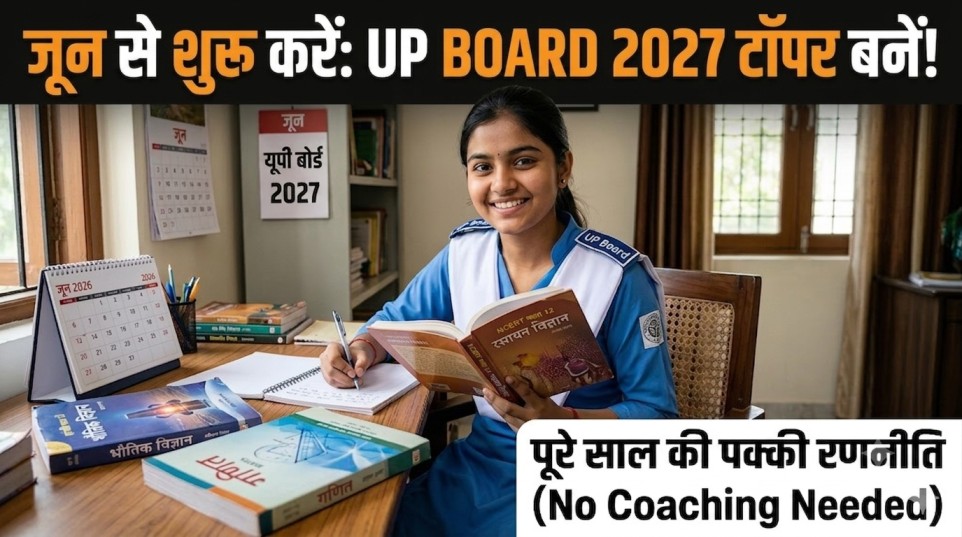 UP Board 2027, जून से पढ़के का टॉपर कैसे बनें? पूरे साल की पक्की रणनीति