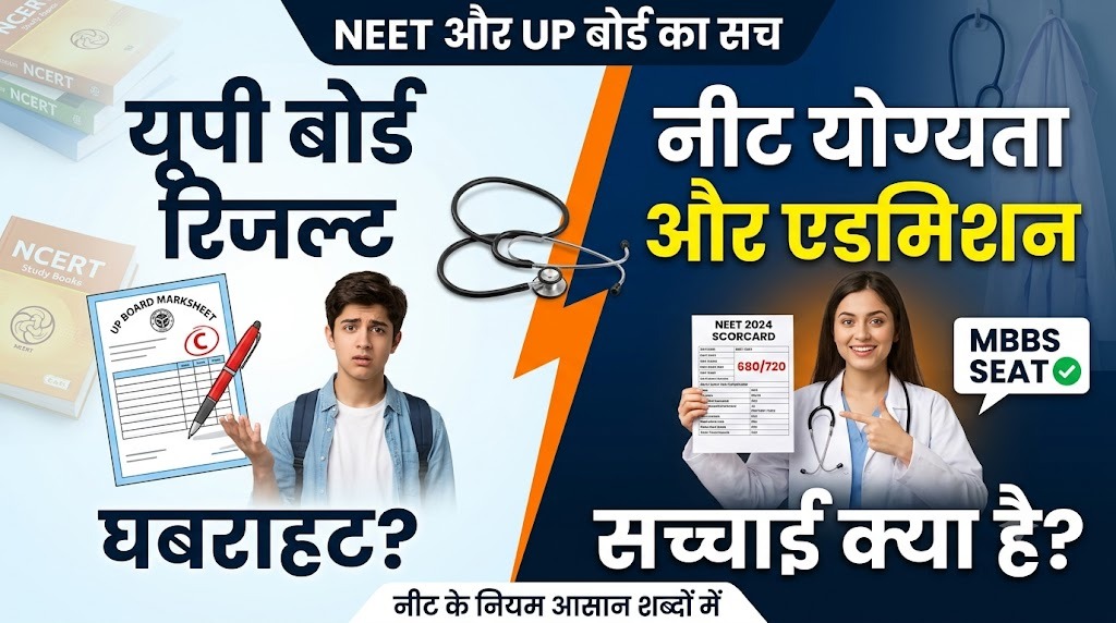 UP Board का रिजल्ट और NEET की एलिजिबिलिटी, मेडिकल के एडमिशन में असल में क्या ज़रूरी है