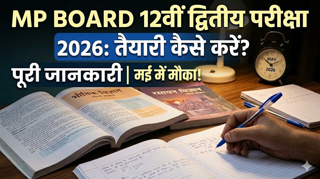 MP Board 12वीं द्वितीय परीक्षा 2026 की तैयारी कैसे करें?