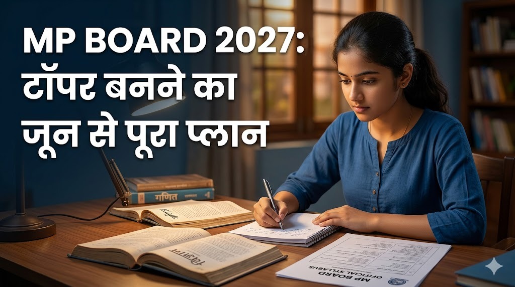 MP Board 2027, जून से तैयारी करके 10वीं का टॉपर कैसे बनें? पूरा प्लान