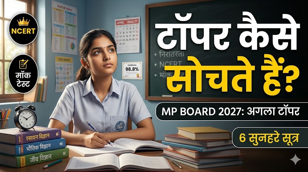 MP Board के टॉपर कैसे सोचते हैं? MP Board 2027 का अगला टॉपर बनना है तो ऐसे ही सोचना होगा